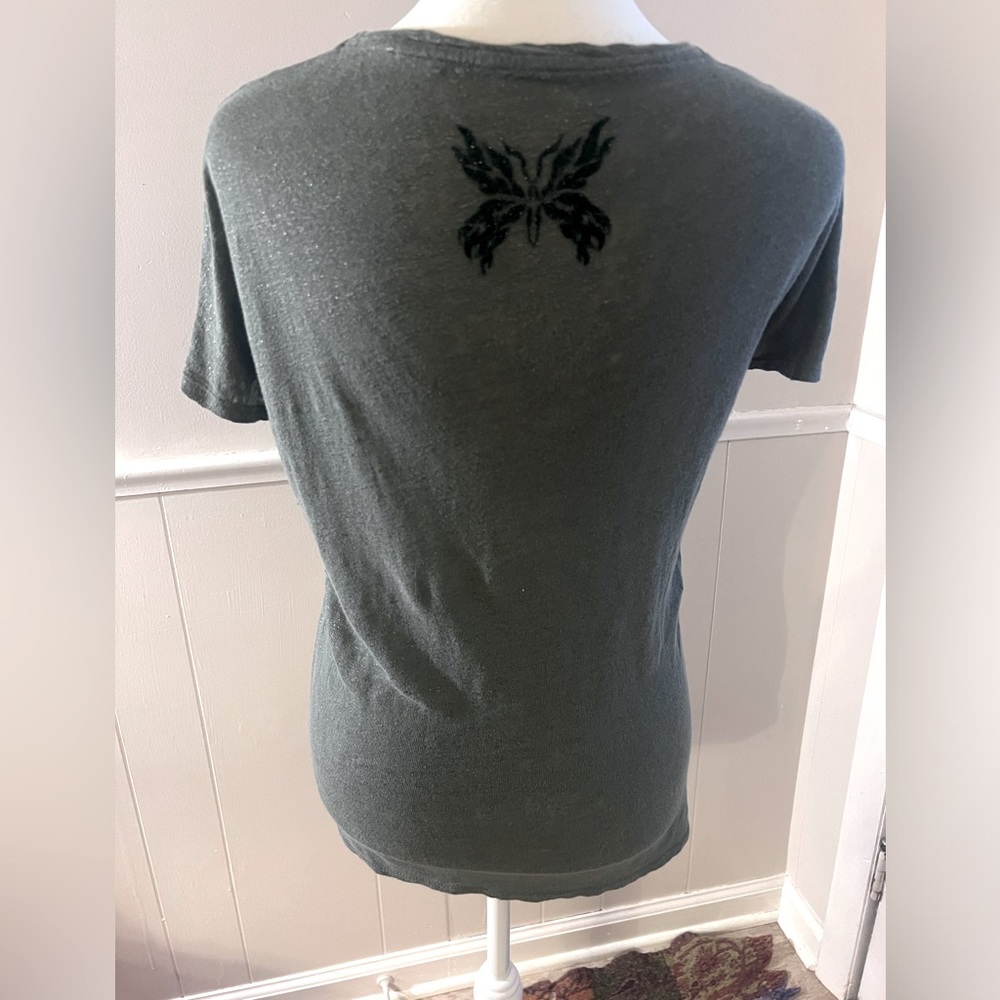 Zadig & Voltaire Deluxe Felt Butterfly Tshirt